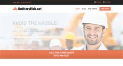 Desktop Screenshot of buildersrisk.net
